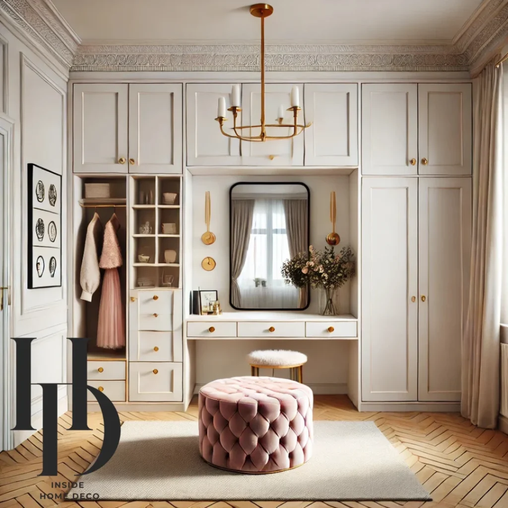 A FRENCH AFFAIR dressing area